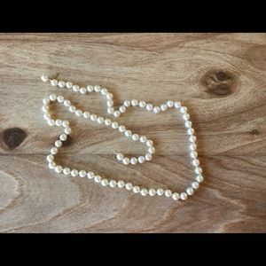 Vintage Marvello Faux String Cream Pearl Necklace